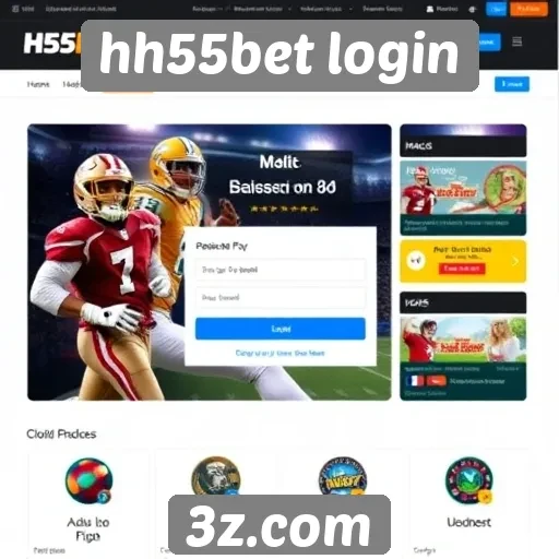 Facilidade de navegação no site hh55bet login